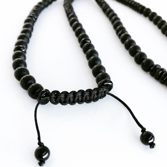 Men’s 24” Blue Goldstone Necklace - Picture 3 of 3